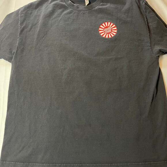 Santa Cruz Skateboards Men's T-shirt Black Size 2XL Logo - Picture 1 of 7